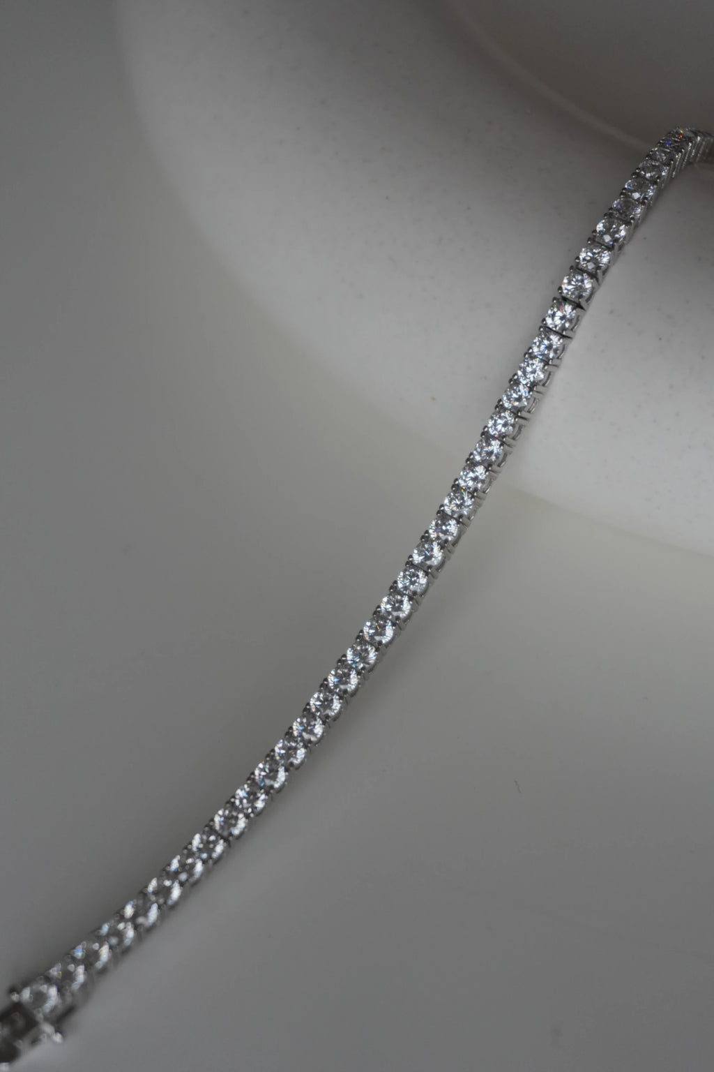 3mm Döküm Su yolu Bileklik | 925 Ayar Gümüş