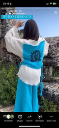 Mavi Yoga Müslin Takım